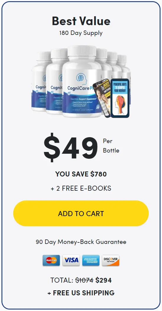 CogniCare Pro buy 6 bottle